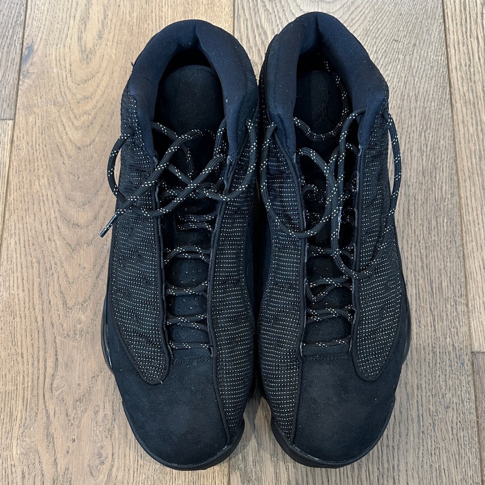 Jordan Black High-Top Athletic Shoes